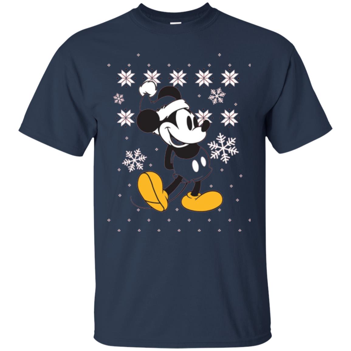 Christmas T-shirt Disney Mickey Mouse Navy