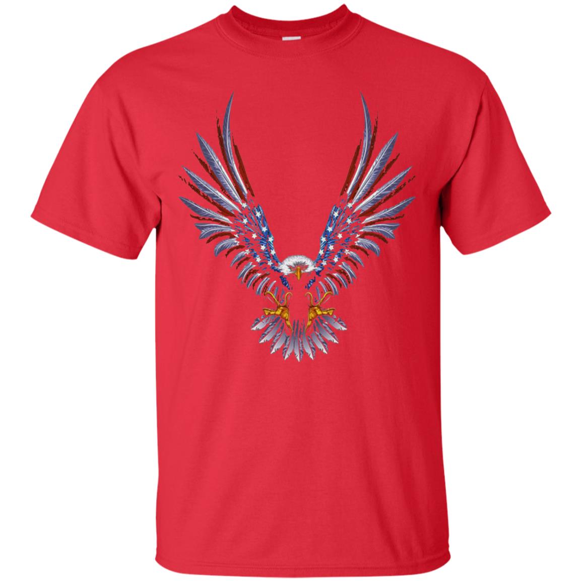 Patriotic T-shirt Eagle American Red