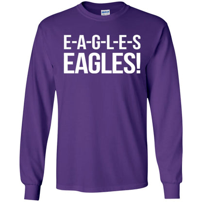 E-a-g-l-e-s Eagles Chant T-shirt Purple