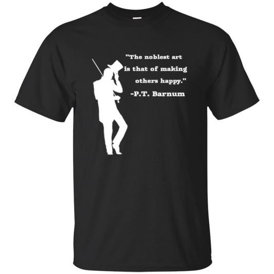 Circus Ring Master P.t. Barnum Quote T-shirt Black