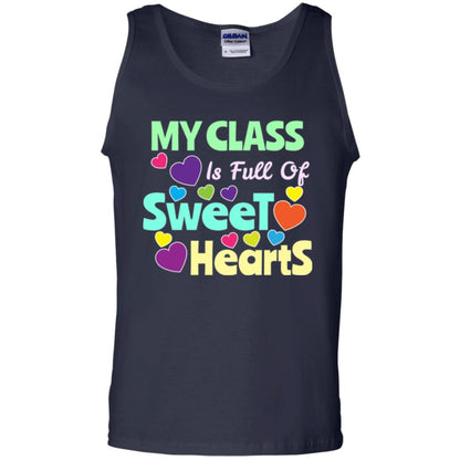 Valentines Day T-shirt I Love My Sweet Hearts Navy
