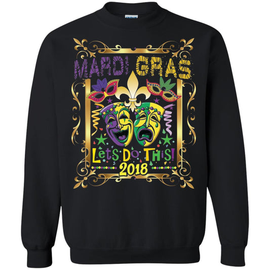 Fleur Symbol New Orleans Parade Mardi Gras T-shirt Black