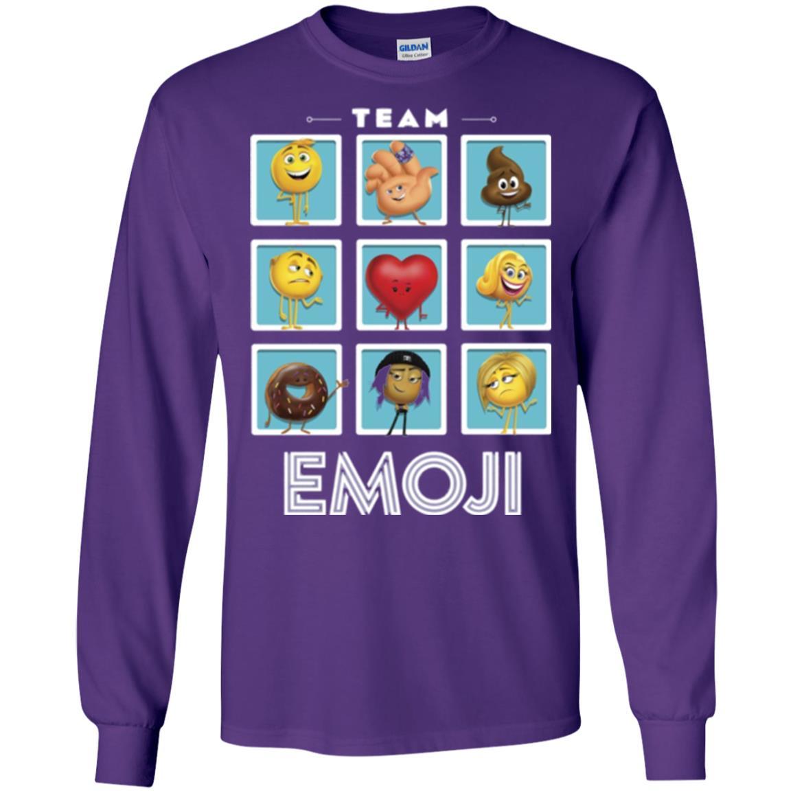 Film T-shirt Emoji Panels Graphic T-shirt Purple