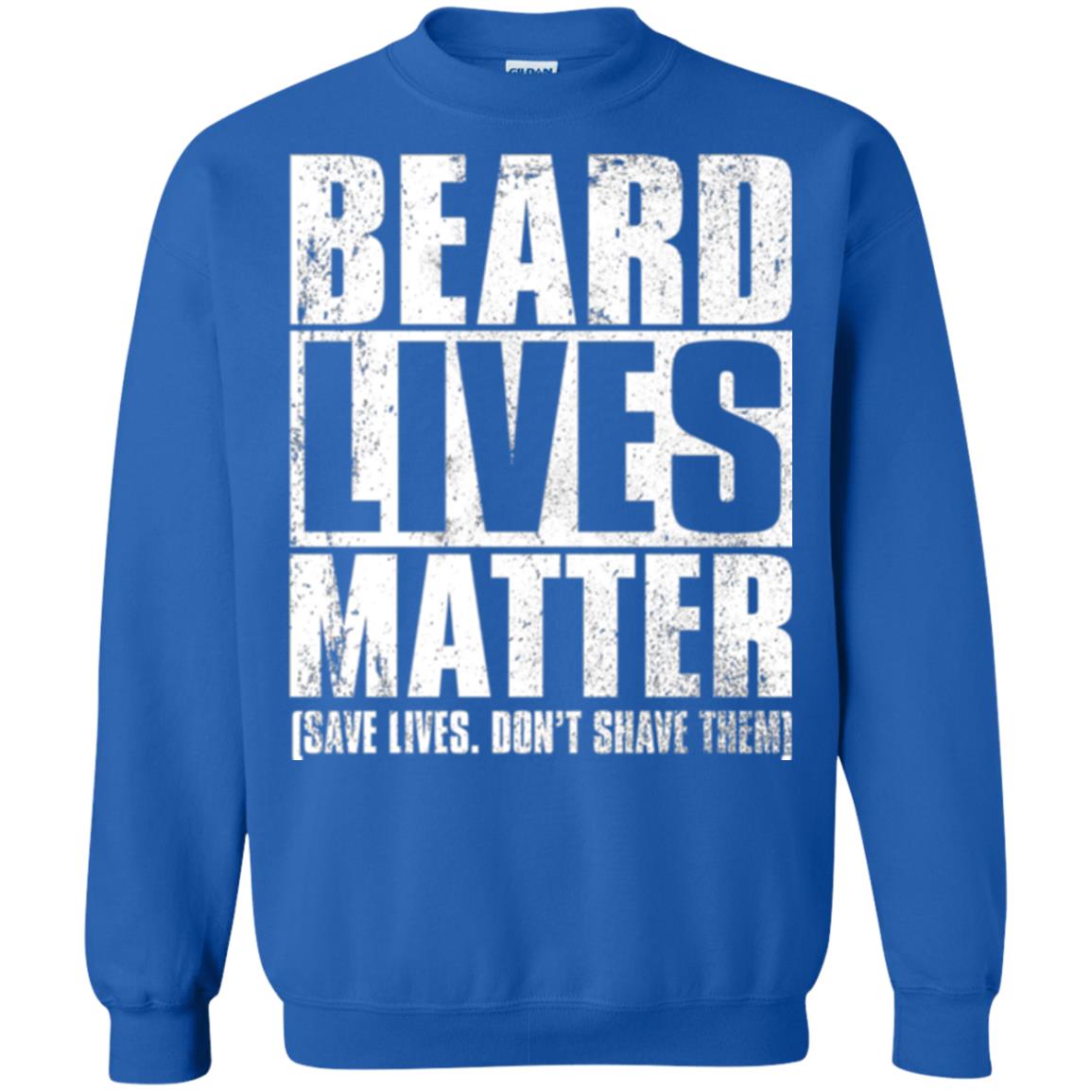 Beared Men T-shirt Beared Lives Matter Royal