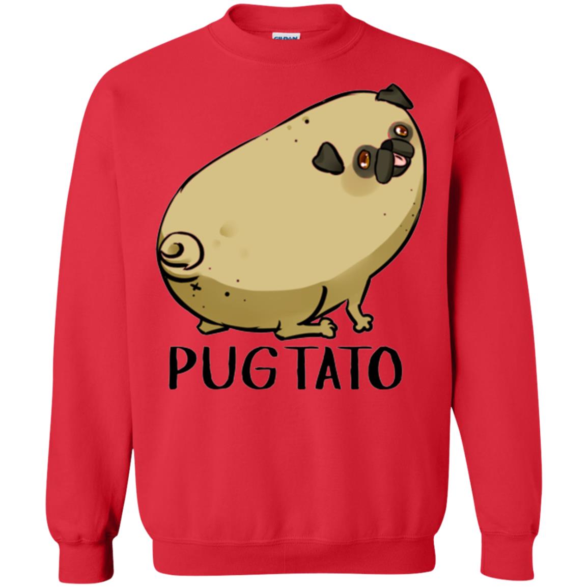 Dog Lovers T-shirt Pugtato Red