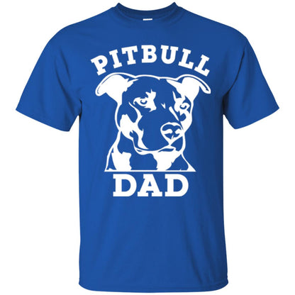 Pit Bull Dad T-shirt Pitbull Lovers Royal