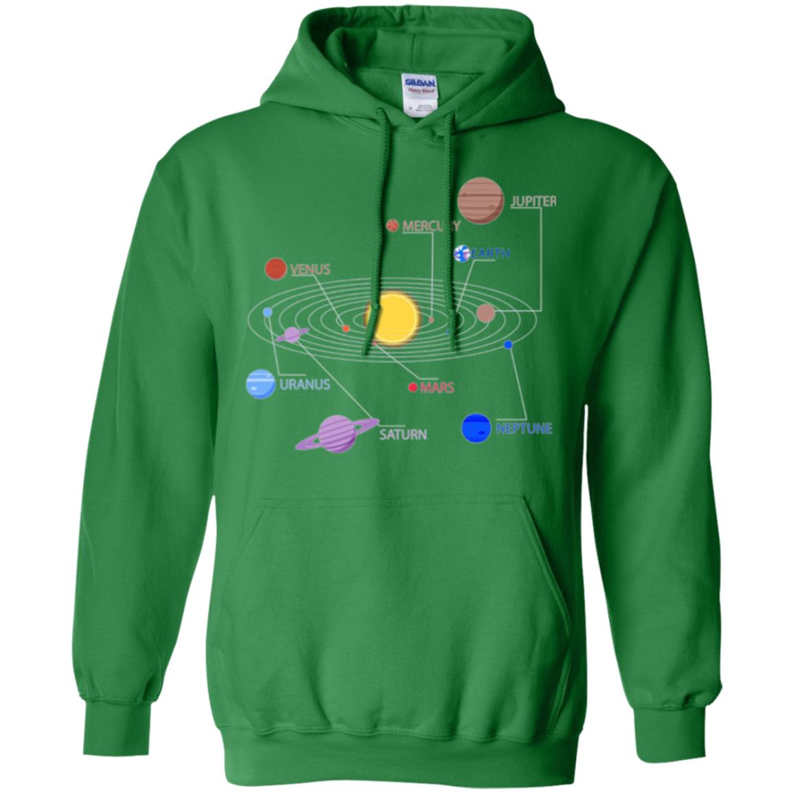 Solar System T-shirt Irish Green