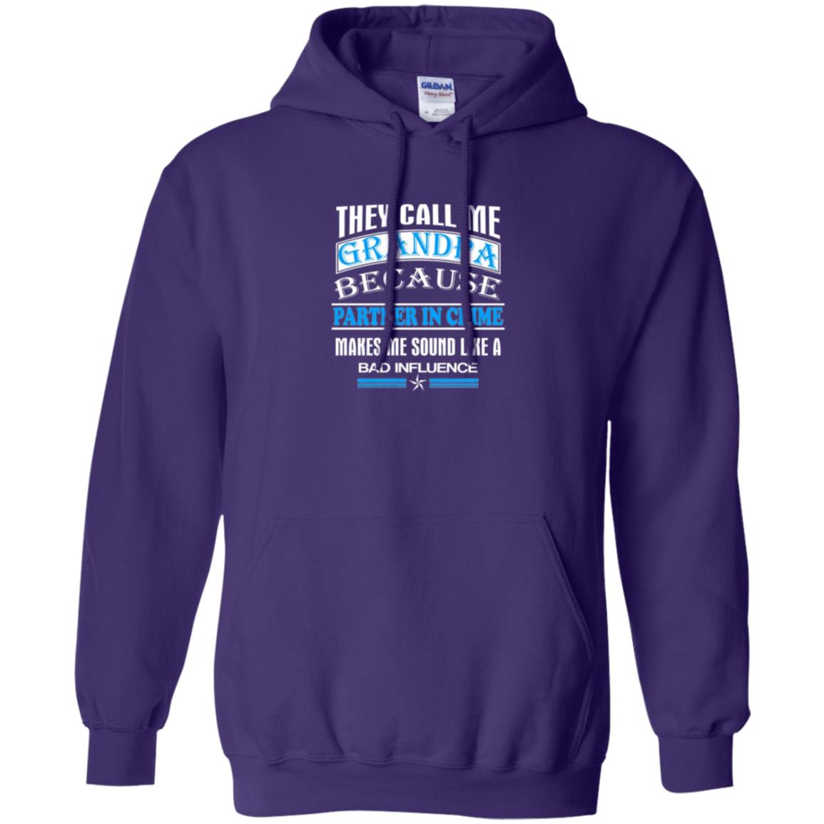 Family T-shirt They Call Me Grandpa Purple