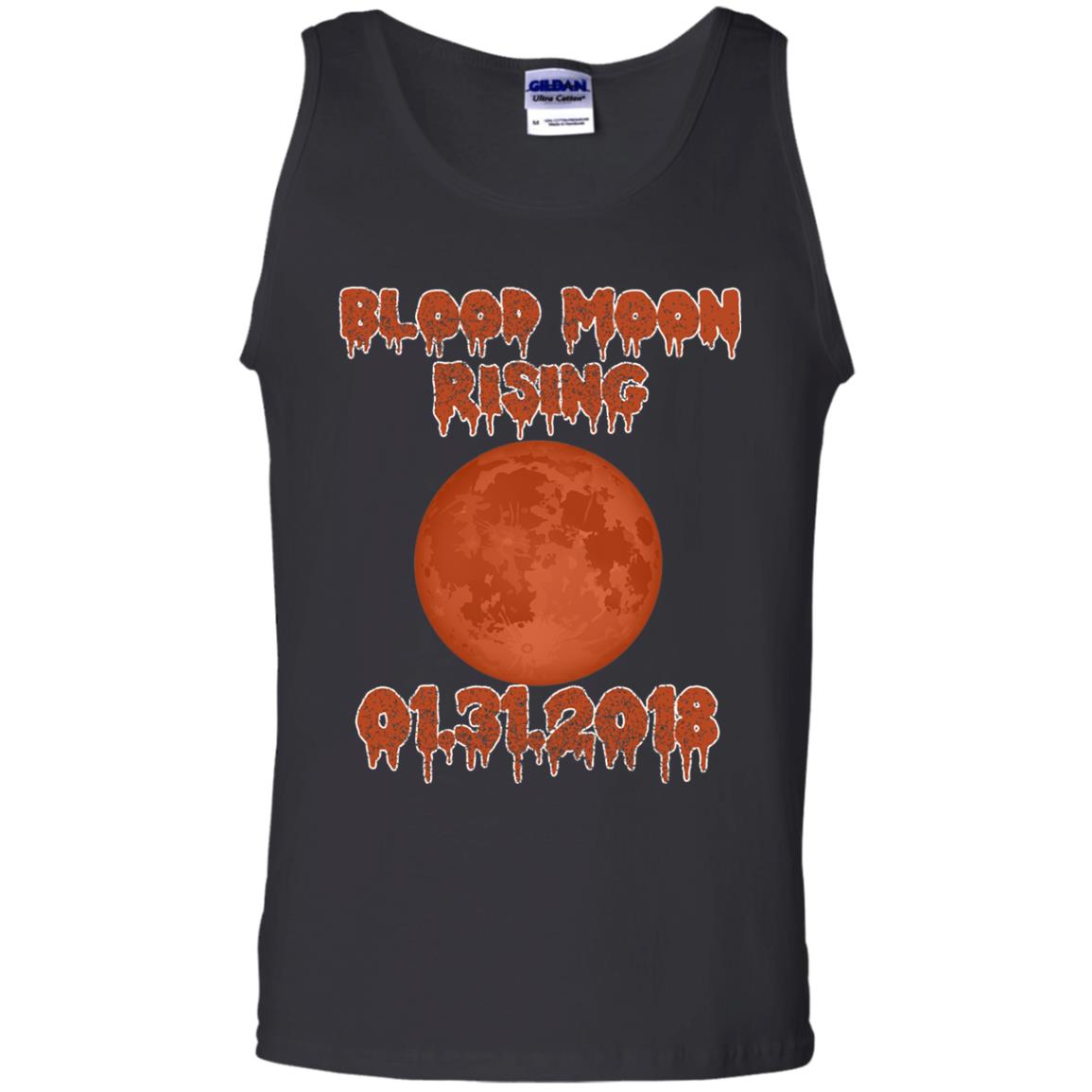 Blood Moon Rising Total Lunar Eclipse T-shirt Funny Lunar Eclipse Black