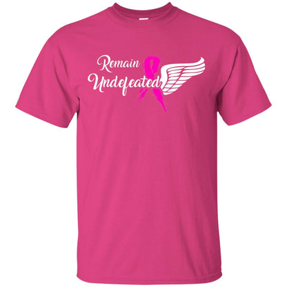Breast Cancer T-shirt Remain Undefeated Heliconia