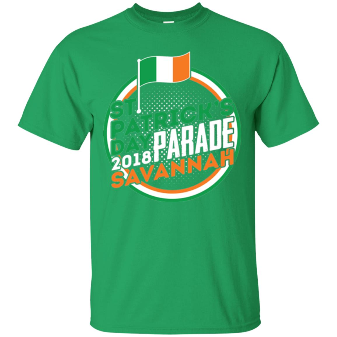 Parade Savannah 2018 Ireland Flag St. Patrick_s Day T-shirt Irish Green