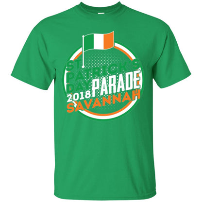 Parade Savannah 2018 Ireland Flag St. Patrick_s Day T-shirt Irish Green
