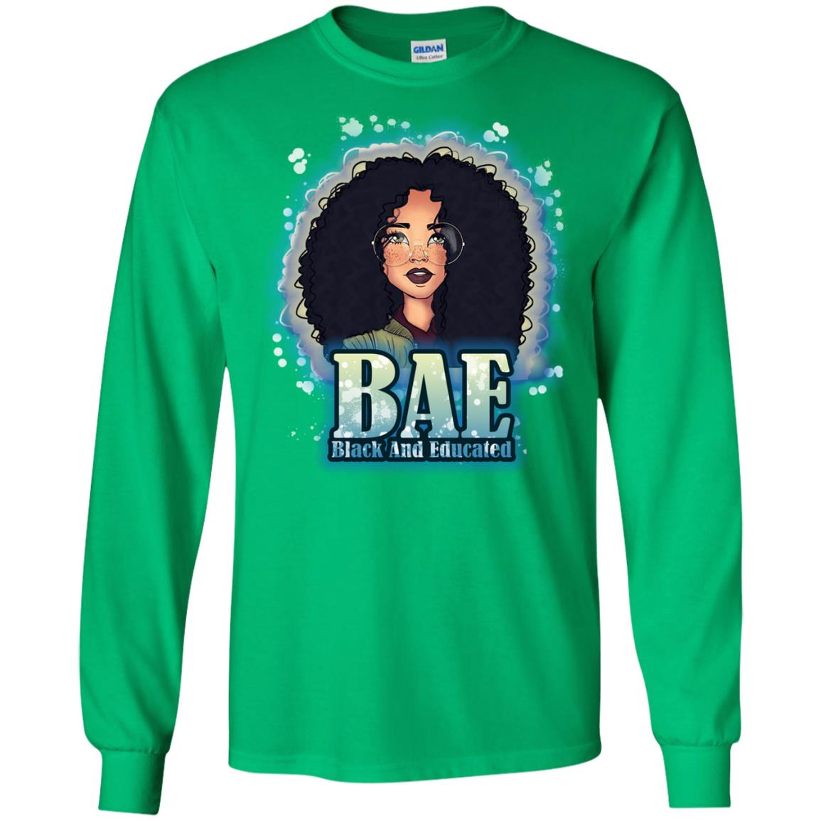 Bae Shirt Black And Educated Irish Green