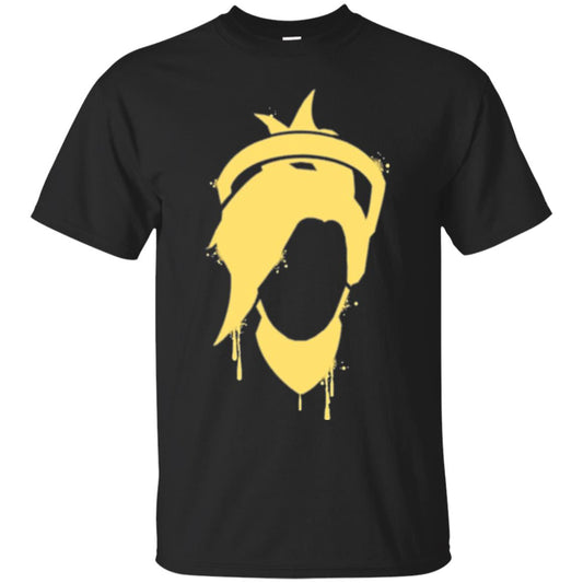 Overwatch Mercy Icon Spray T-shirt Black
