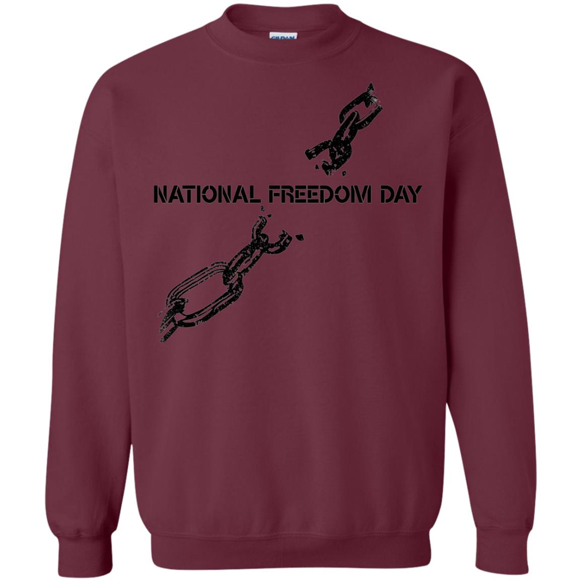 Veteran T-shirt National Freedom Day T-shirt Maroon