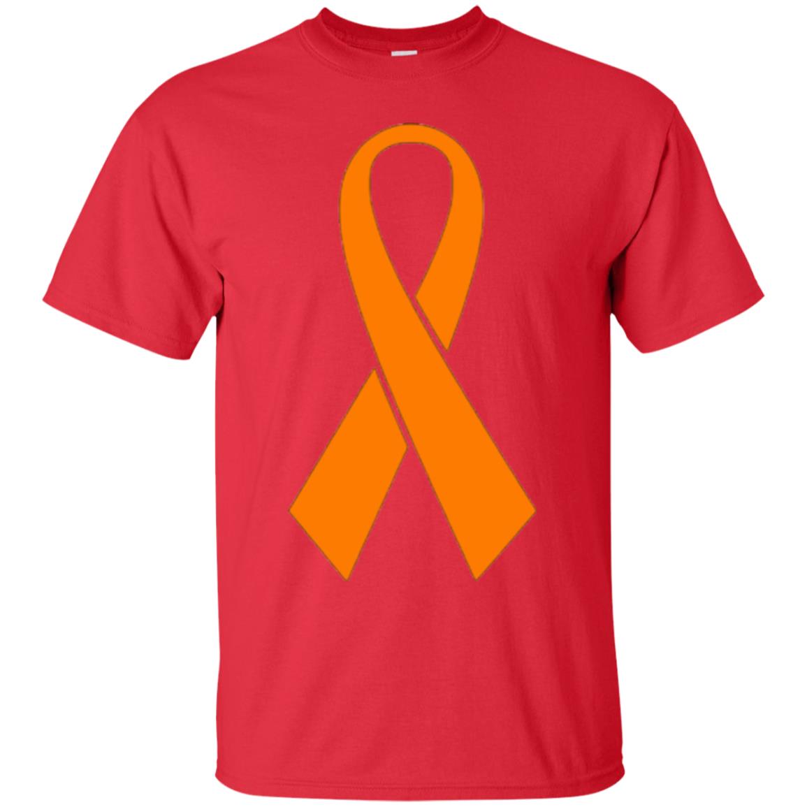 Orange Ribbon Gun Violence Awareness Anti Gun T-shirt Red