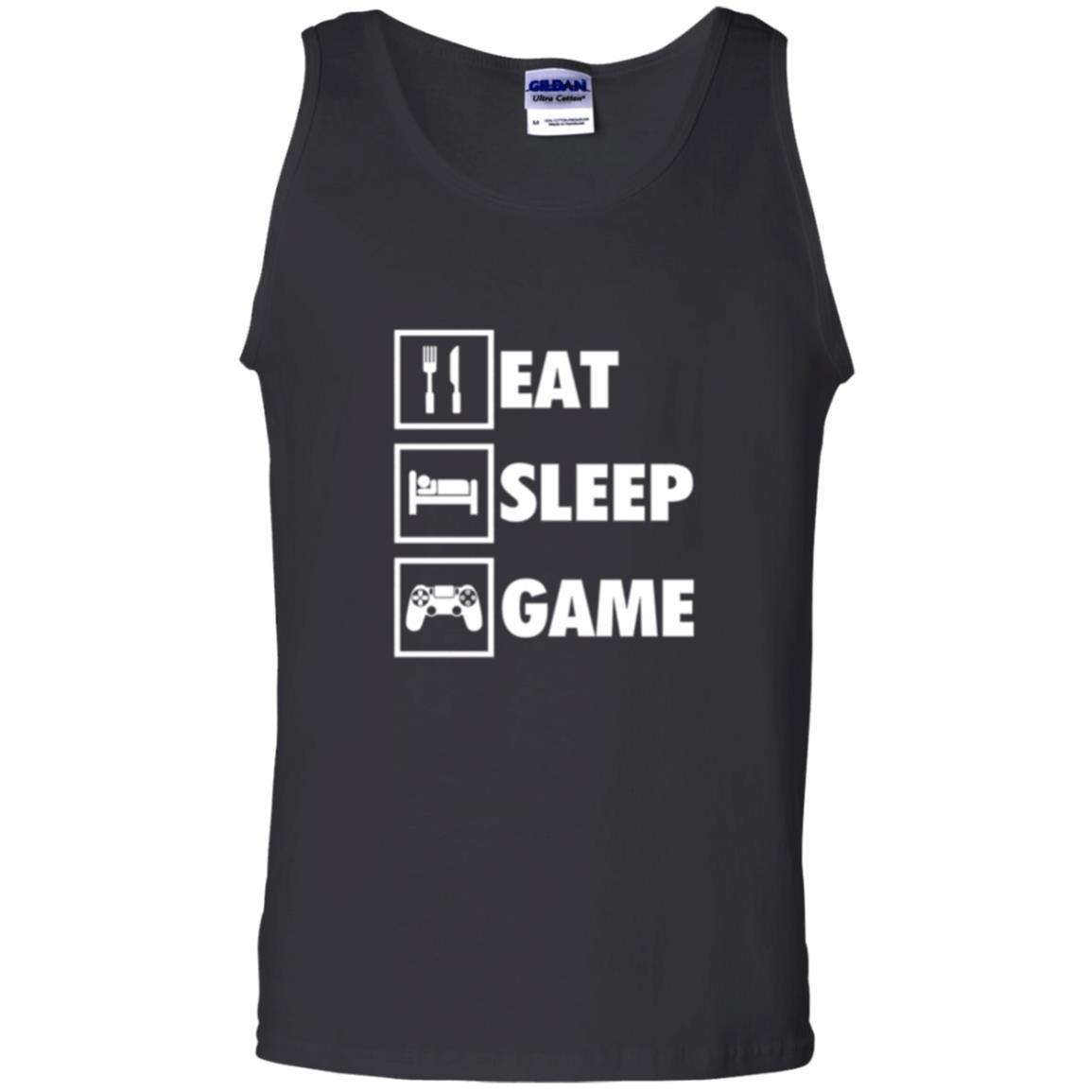 Gamer T-shirt Eat Sleep Game Black