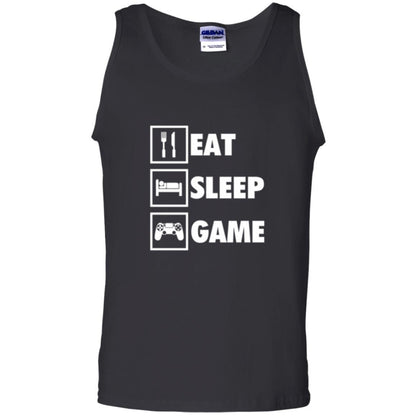 Gamer T-shirt Eat Sleep Game Black