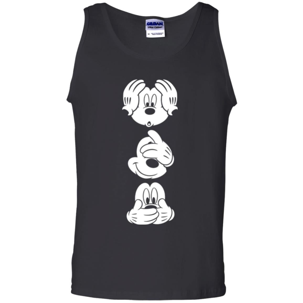 Cartoon T-shirt Disney Mickey Mouses Graphic Black