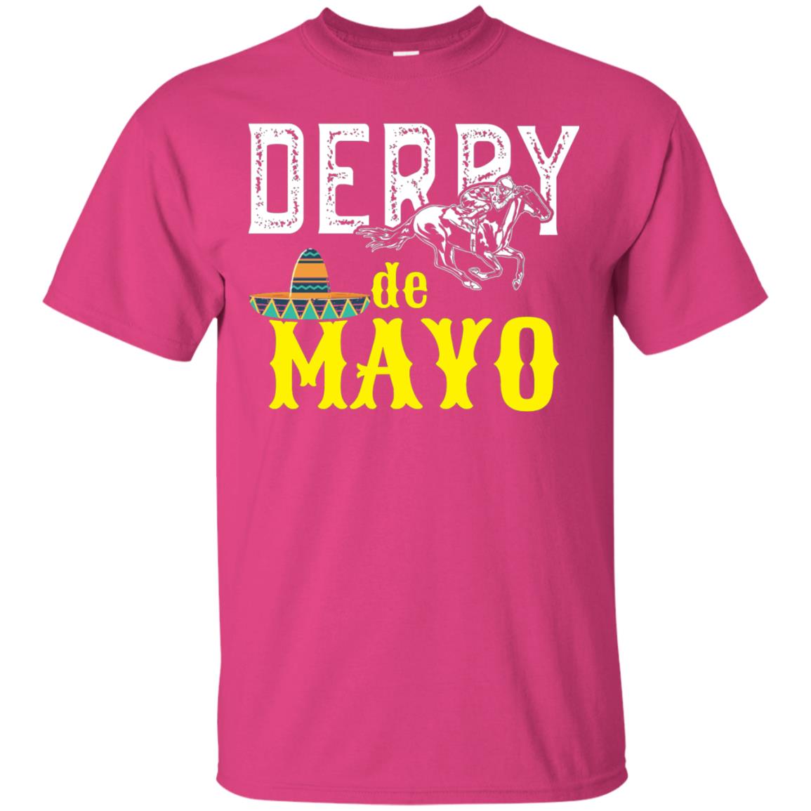 Cinco Derby De Mayo Horse Race Shirt Heliconia