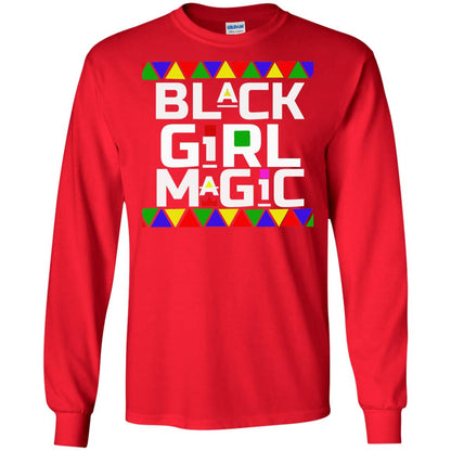 Black Girl Magic Black History African Pride T-shirt Red