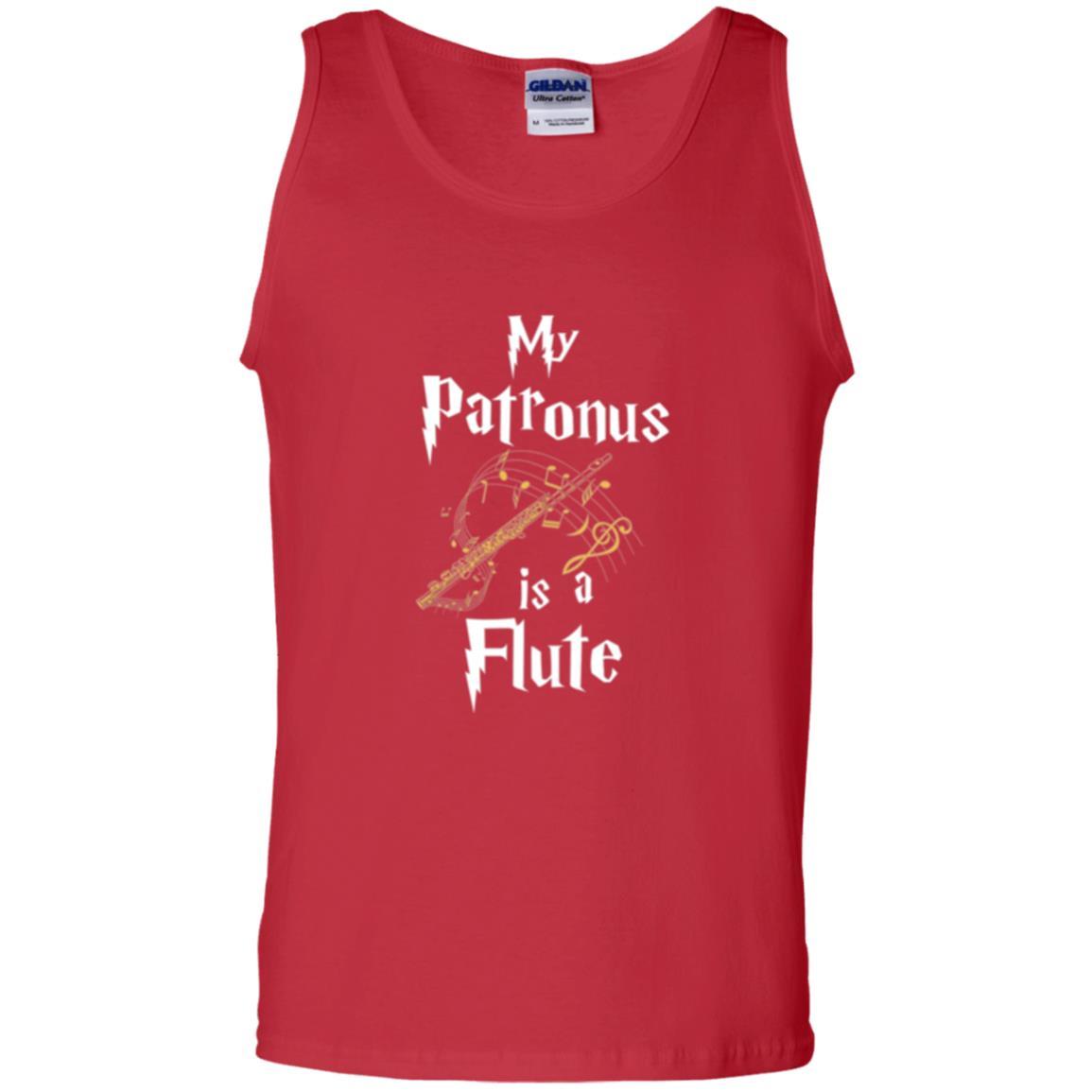 Musician T-shirt My Patronus Is A Flute Red
