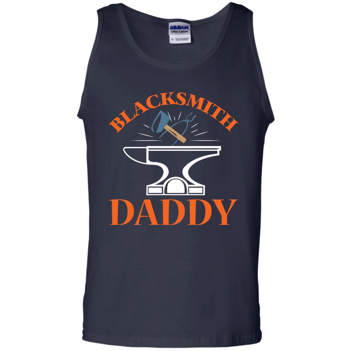 Blacksmith Daddy Happy Father's Day Shirt Navy