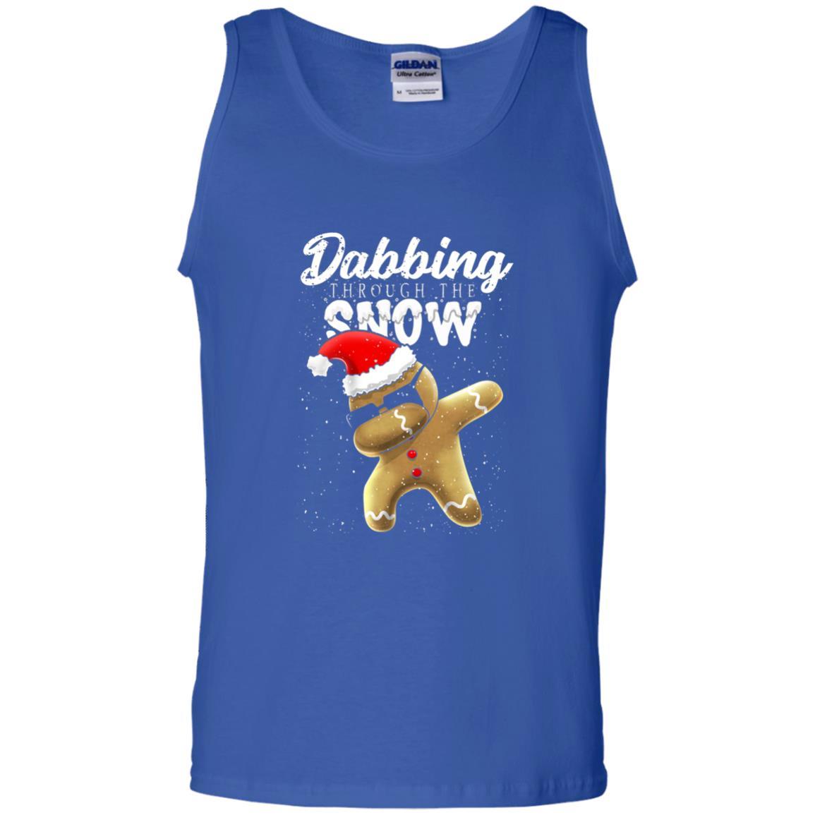 Dabbing Gingerbread T-shirt Dabbing Through The Snow Royal