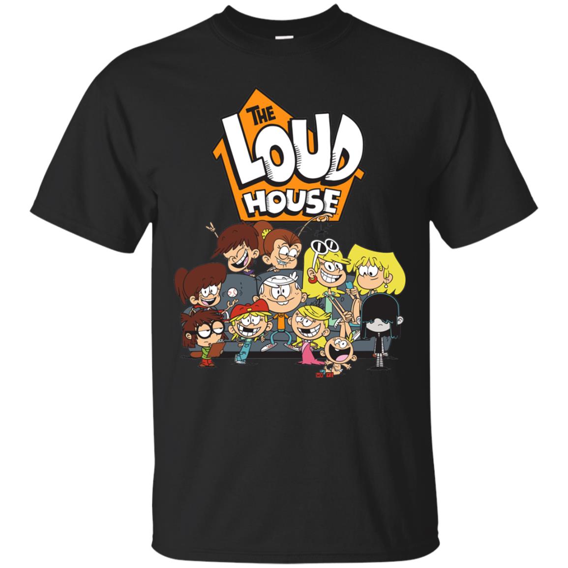 Nickelodeon The Loud House Character T-shirt Black