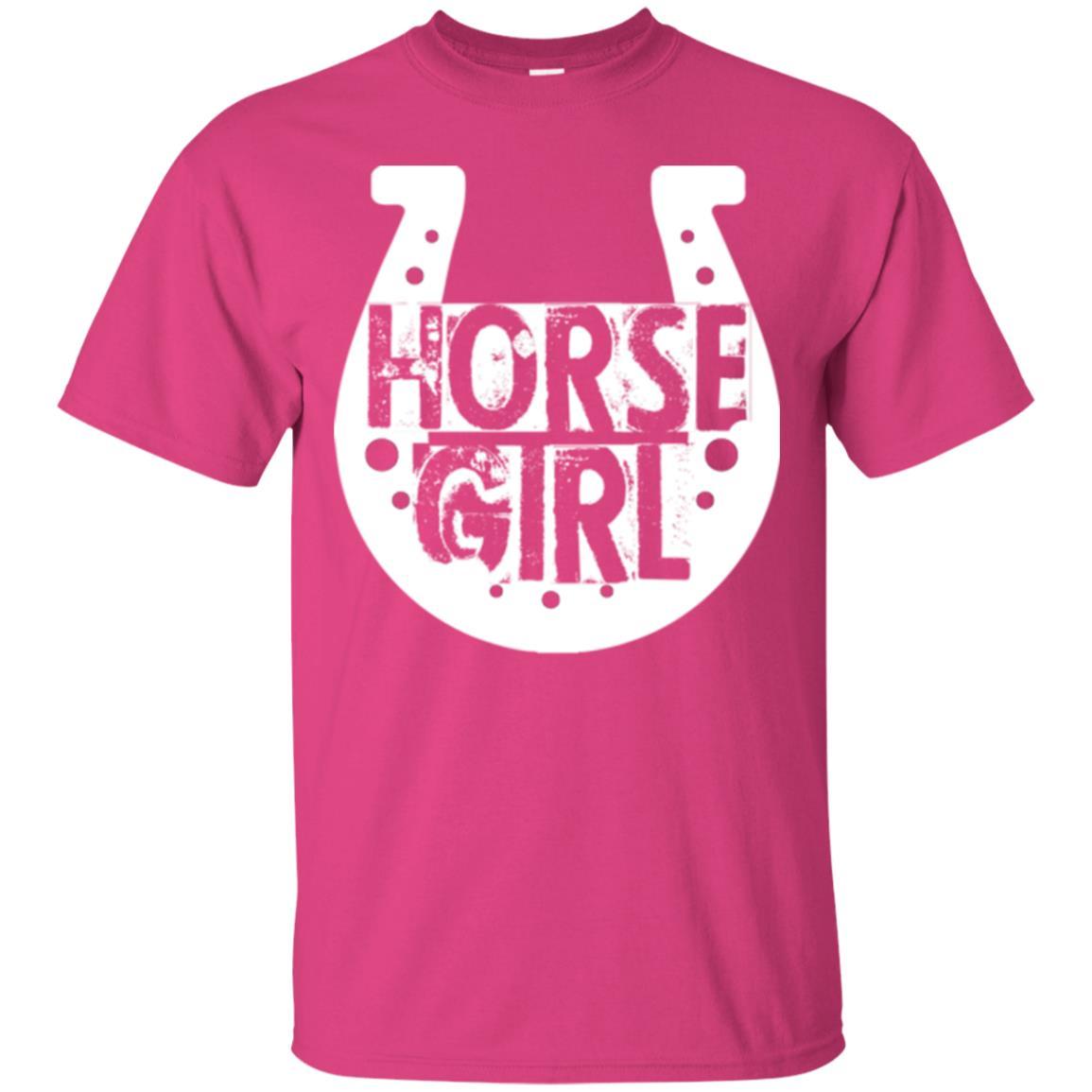 Horse Girl T-shirt I Love My Horses Racing Heliconia