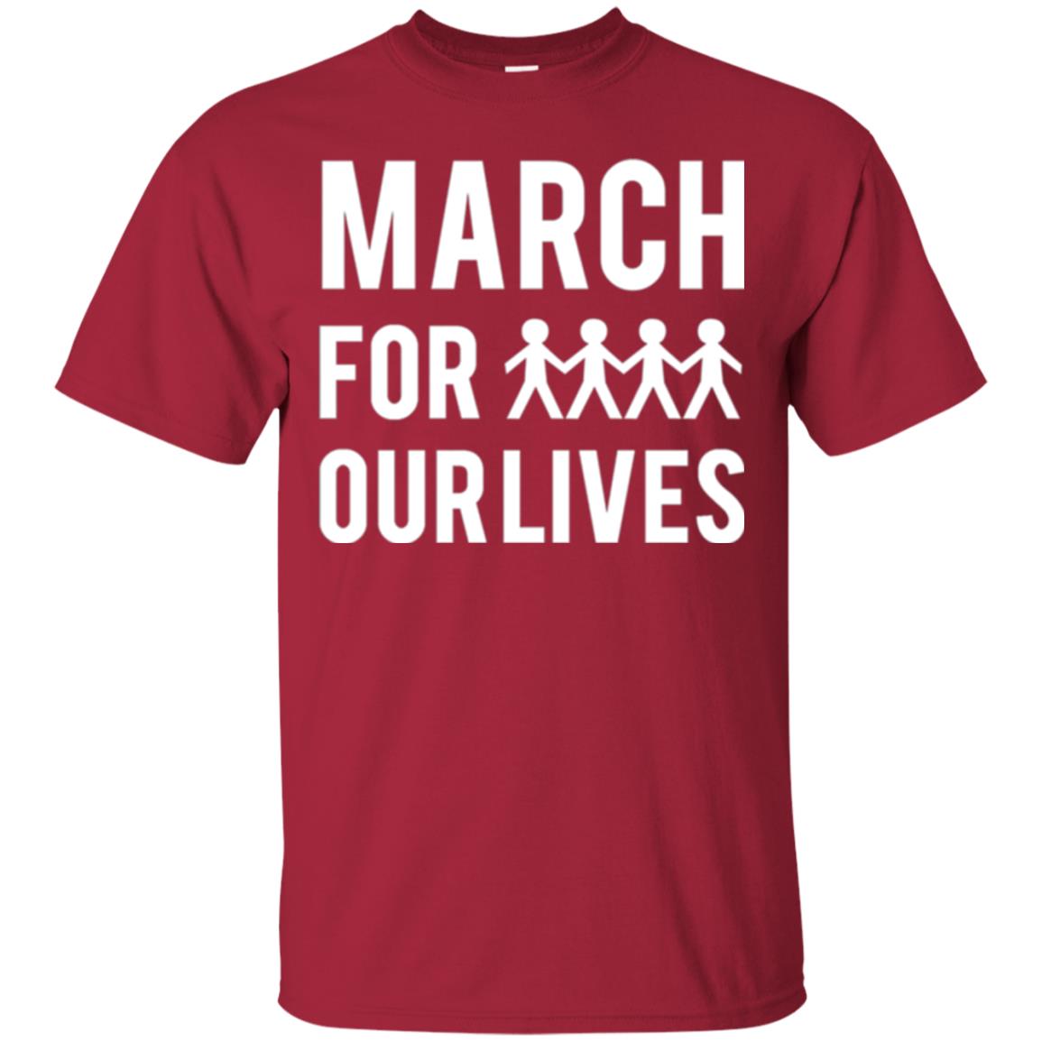 March For Our Lives Anti Gun T-shirt Cardinal