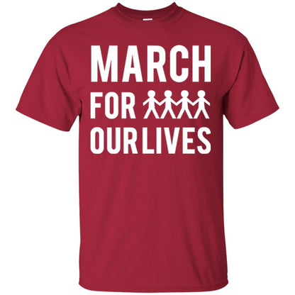 March For Our Lives Anti Gun T-shirt Cardinal