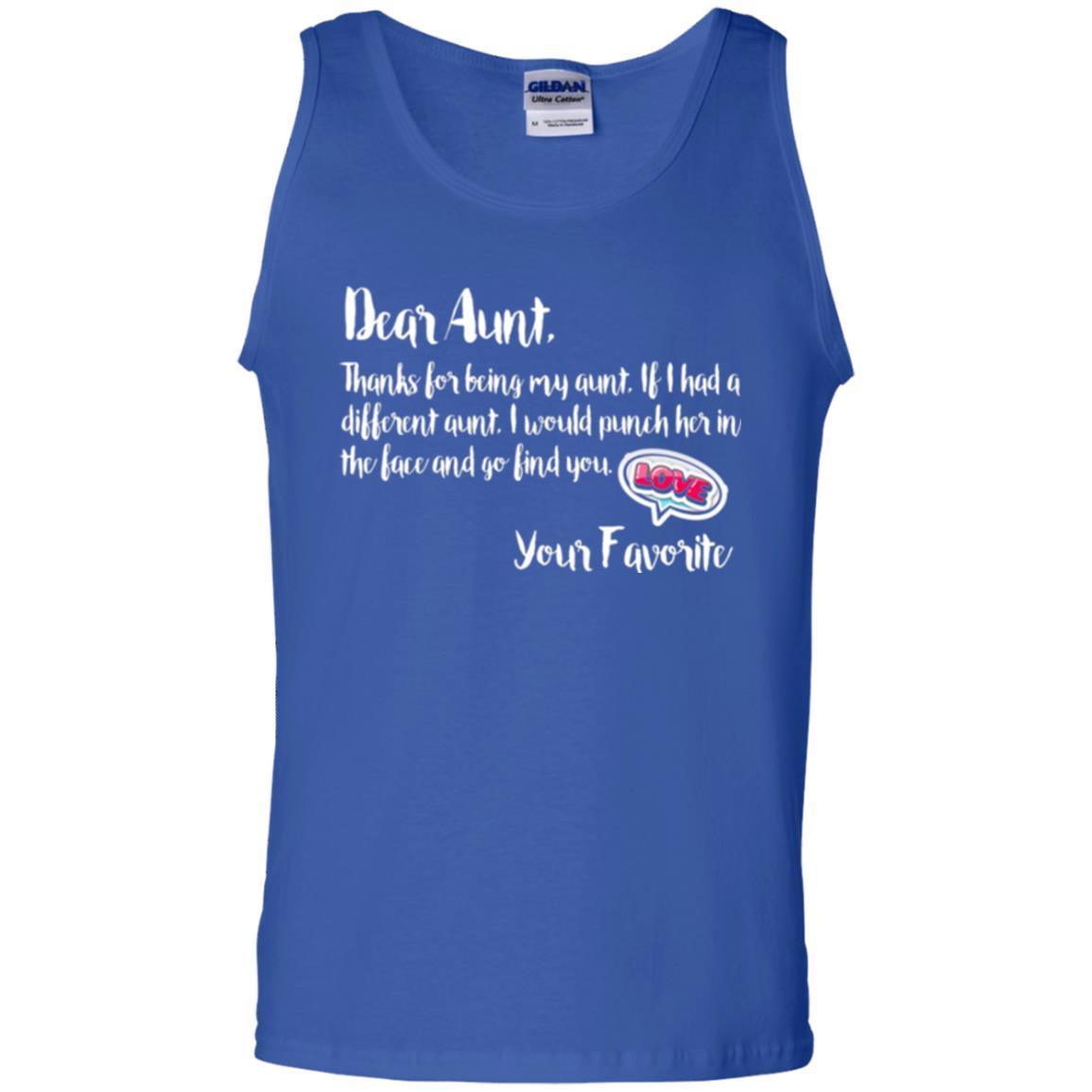 Family T-shirt Dear Aunt Thanks For Being My Aunt Royal