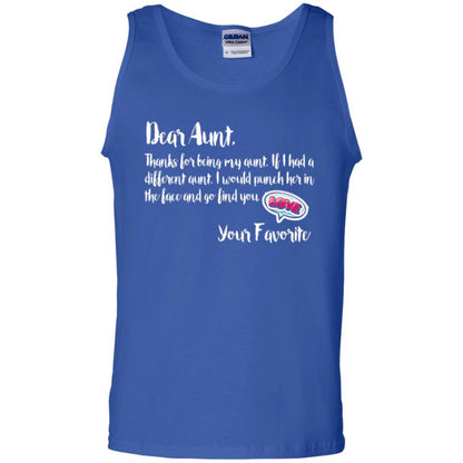 Family T-shirt Dear Aunt Thanks For Being My Aunt Royal