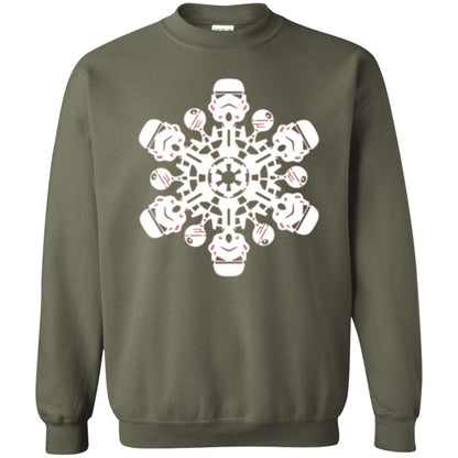 Film T-shirt Star Wars Stormtrooper Christmas Snowflake Graphic Military Green