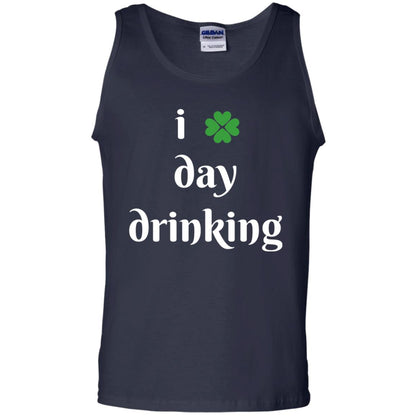 I Day Drinking Funny St Patricks Day T-shirt Navy