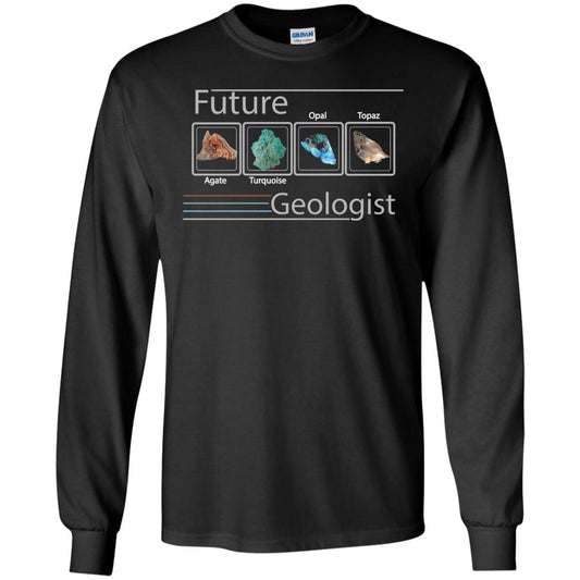 Science T-shirt Future Geologist Black