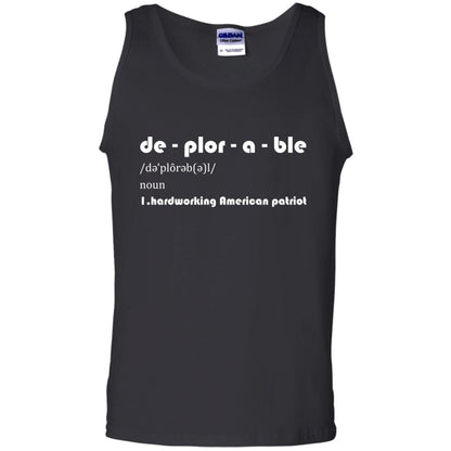 Patriot T-shirt De-plor-a-ble Definition Black