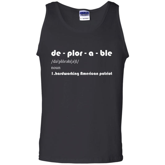 Patriot T-shirt De-plor-a-ble Definition Black