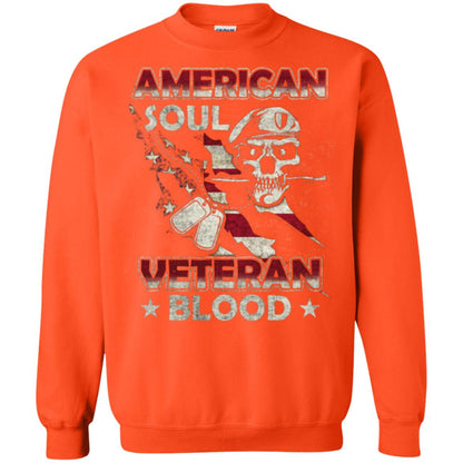 American Soul Veteran Blood Shirt Orange