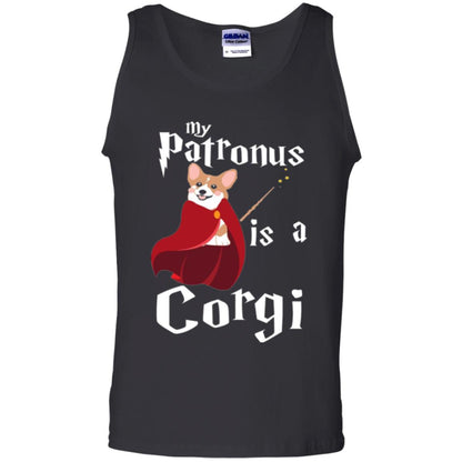 Dog Lover T-shirt My Patronus Is A Corgi Black