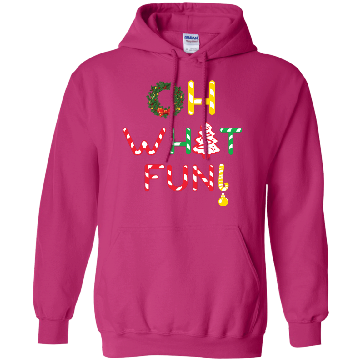 Christmas T-shirt Oh What Fun Heliconia