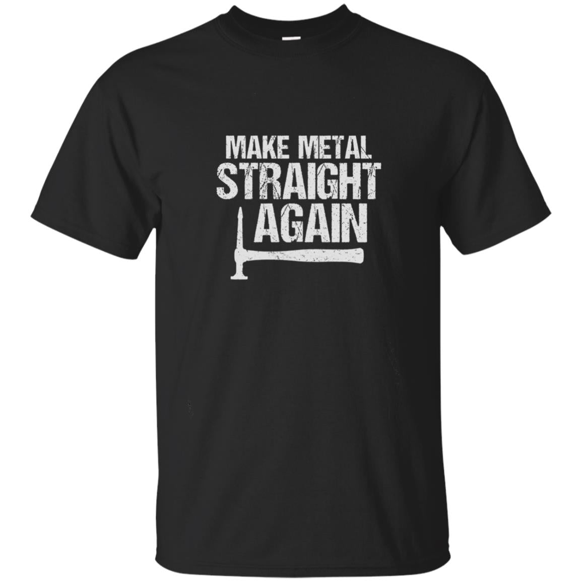 Make Metal Straight Again Auto Body Shirt Black