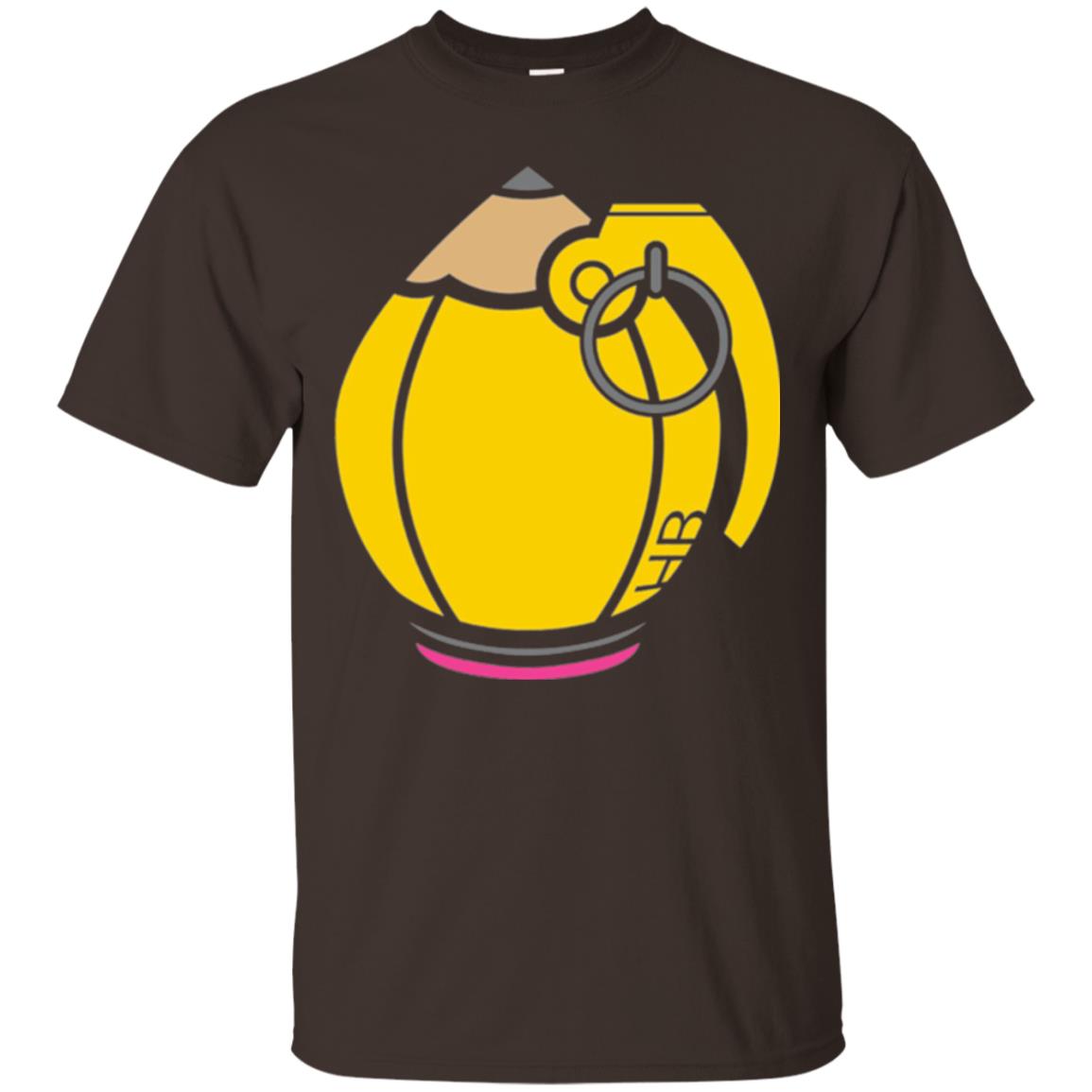Grenade Pencil T-shirt Dark Chocolate