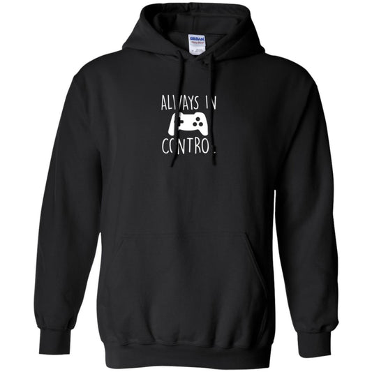 Gamer T-shirt Always In Control Video Game Black