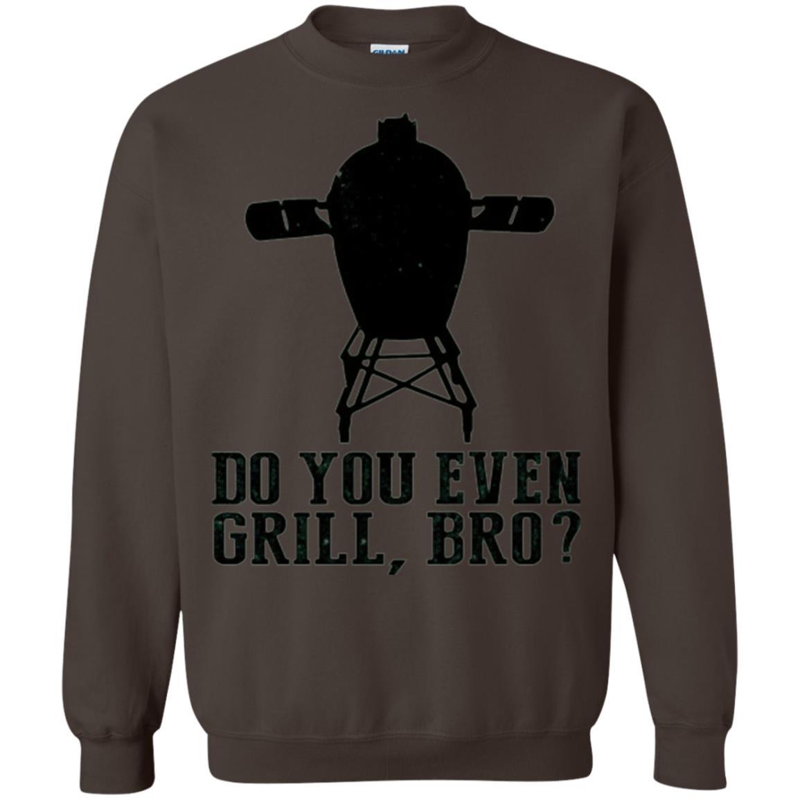 Bbq Grilling T-shirt Do You Even Grill Bro Dark Chocolate