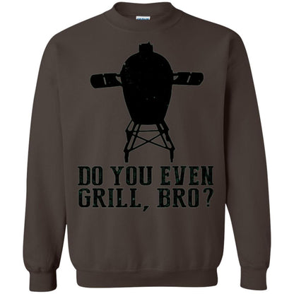 Bbq Grilling T-shirt Do You Even Grill Bro Dark Chocolate