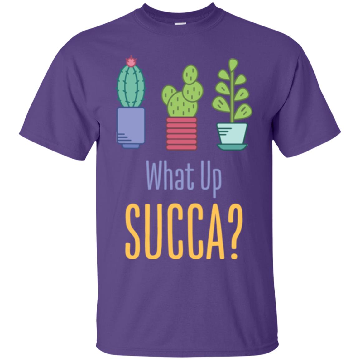 Cactus T-shirt What Up Succa Purple