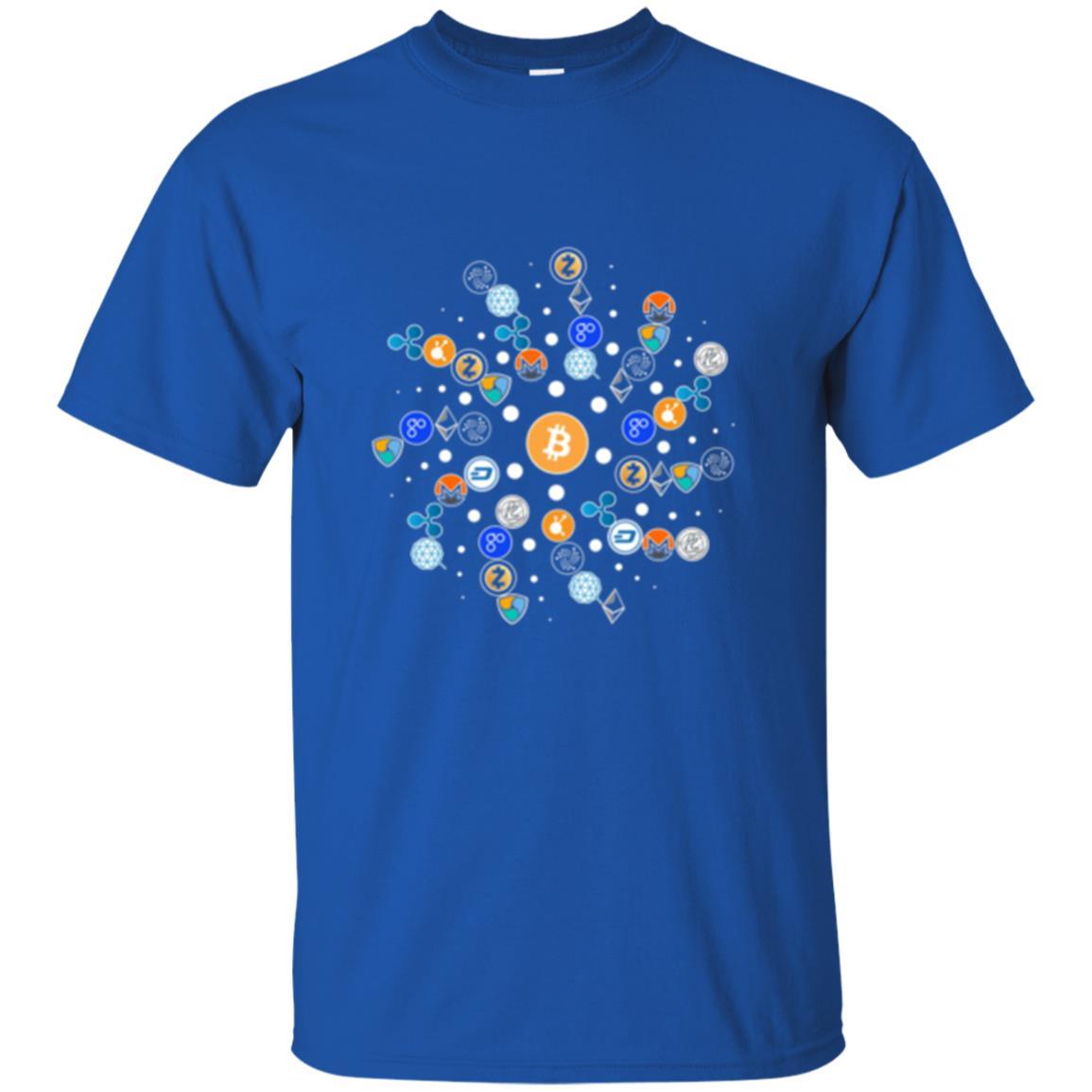 Cryptocurrency T-shirt Royal