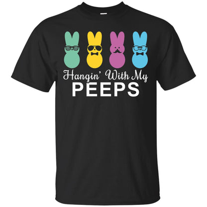 Hanging With My Peeps Gift For Easter Day Black